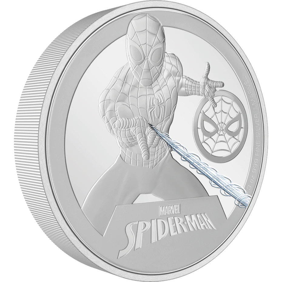 Marvel Spider-Man 3oz Silver Coin