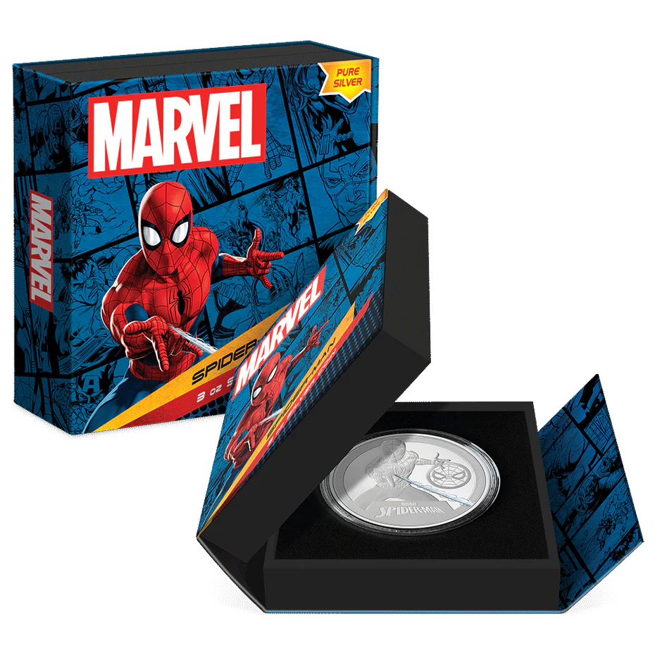Marvel Spider-Man 3oz Silver Coin