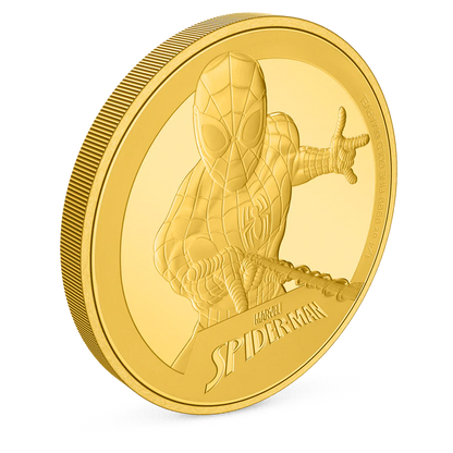 Marvel Spider-Man 1/4oz Gold Coin