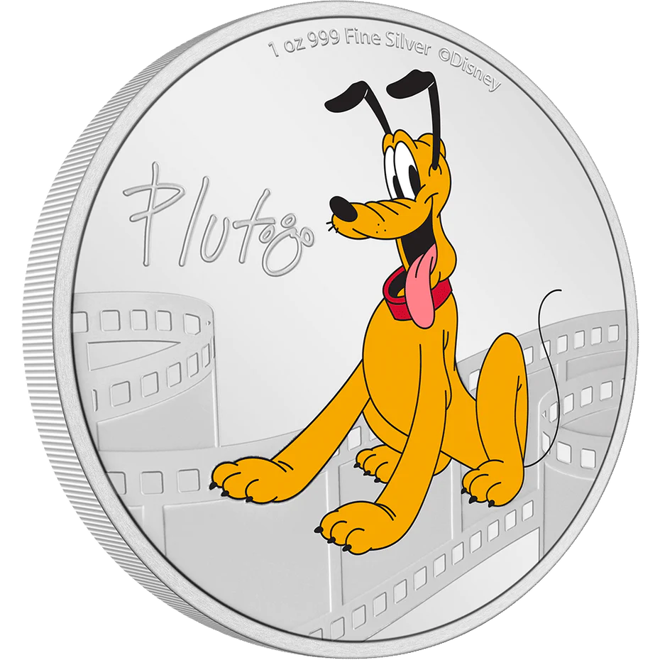 Disney Mickey & Friends – Pluto 1oz Silver Coin
