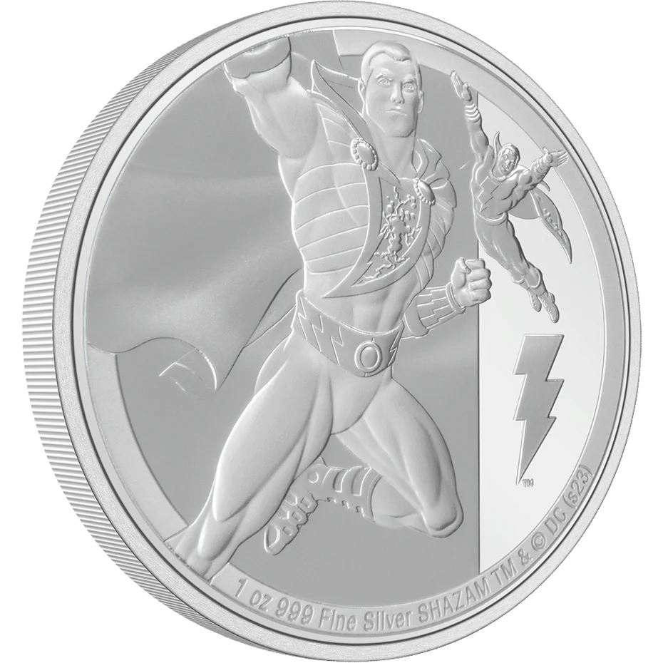 SHAZAM DC Classic 1oz Silver Coin
