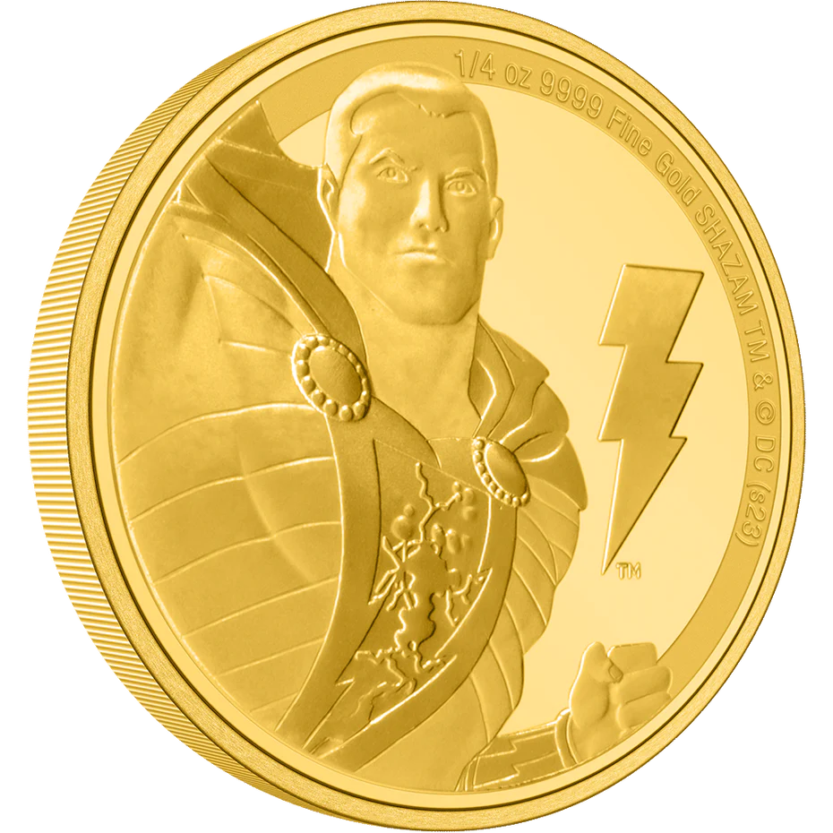 SHAZAM DC Classic 1/4oz Gold Coin