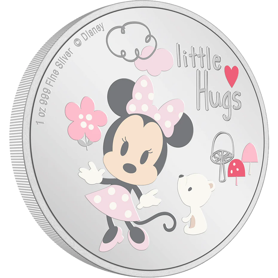 Disney Baby Little Hugs – Girl 1oz Silver Coin