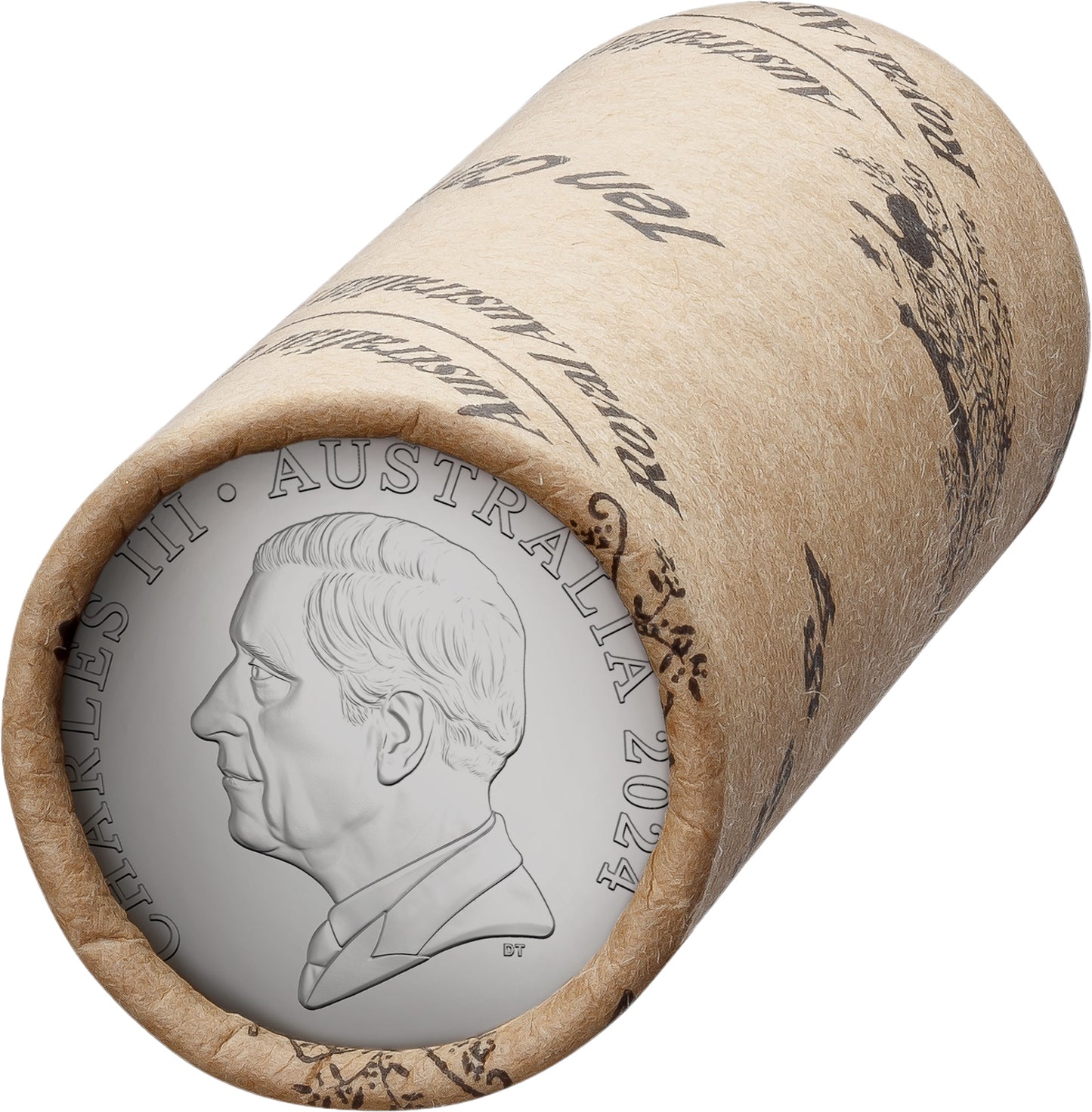2024 10c Circulating Coin Roll Non-Premium (H/H or T/T) King Charles III