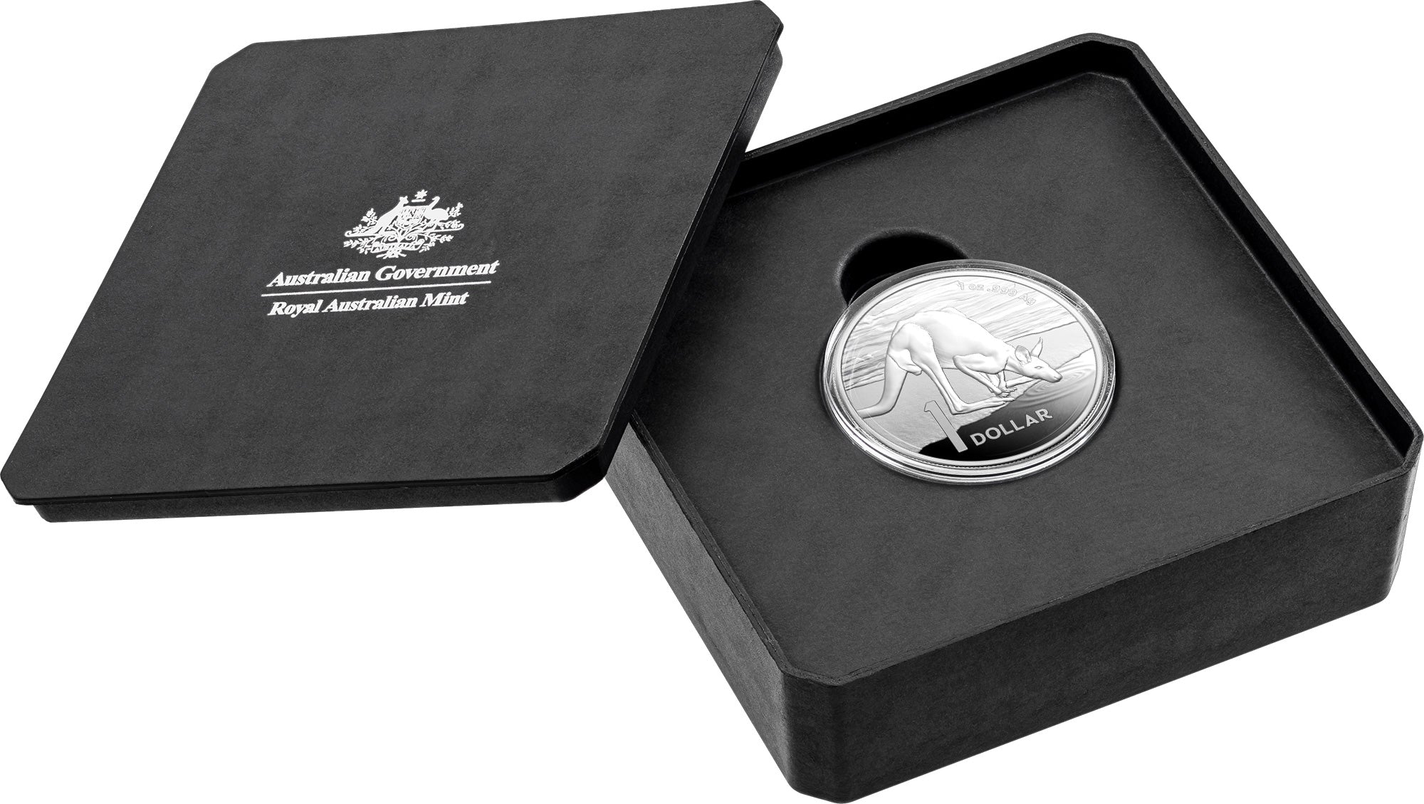 Kangaroo Series 2024 $1 1oz Fine Silver Proof Coin