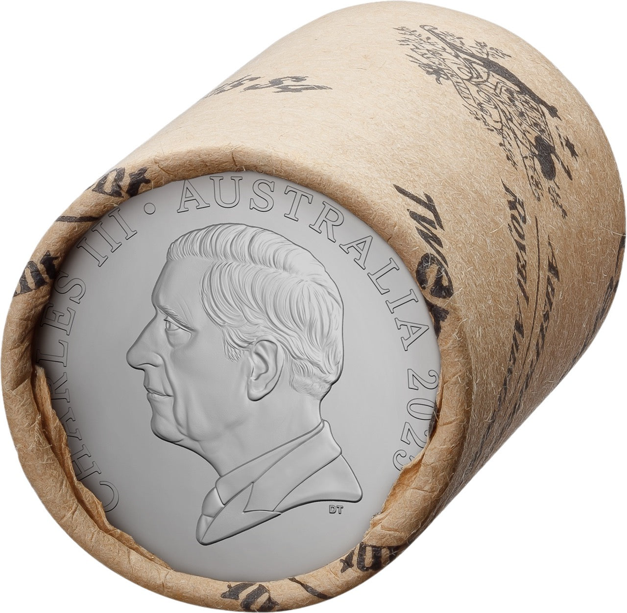 2025 20c Circulating Coin Roll Non-Premium (H/H or T/T)