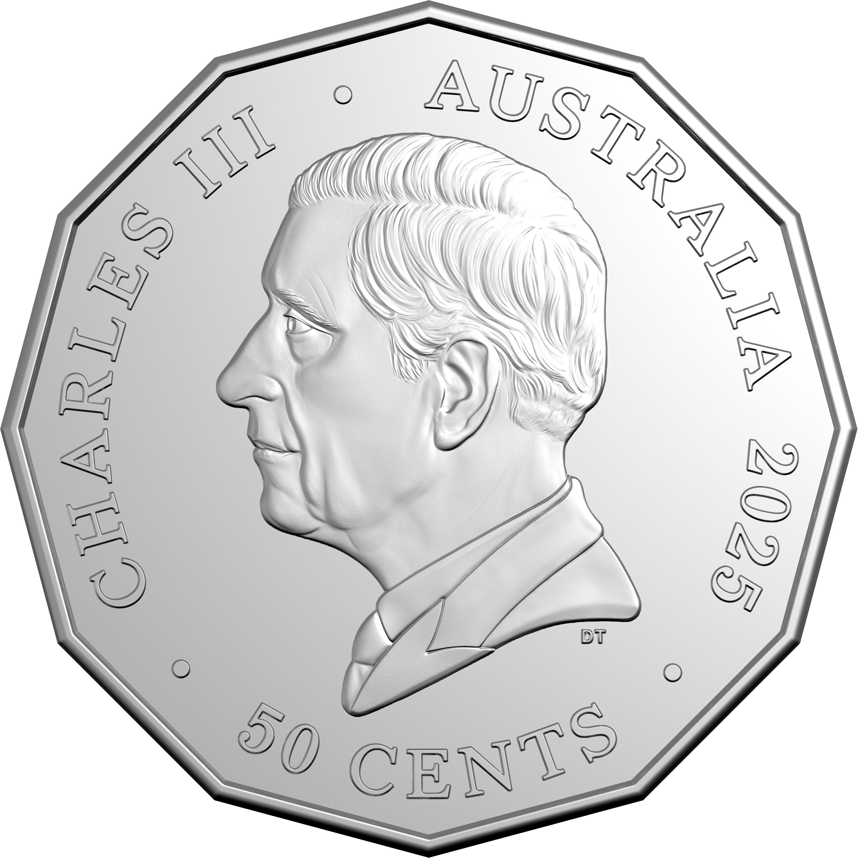 Christmas Festive Florals 2025 50c Coloured Uncirculated Coin