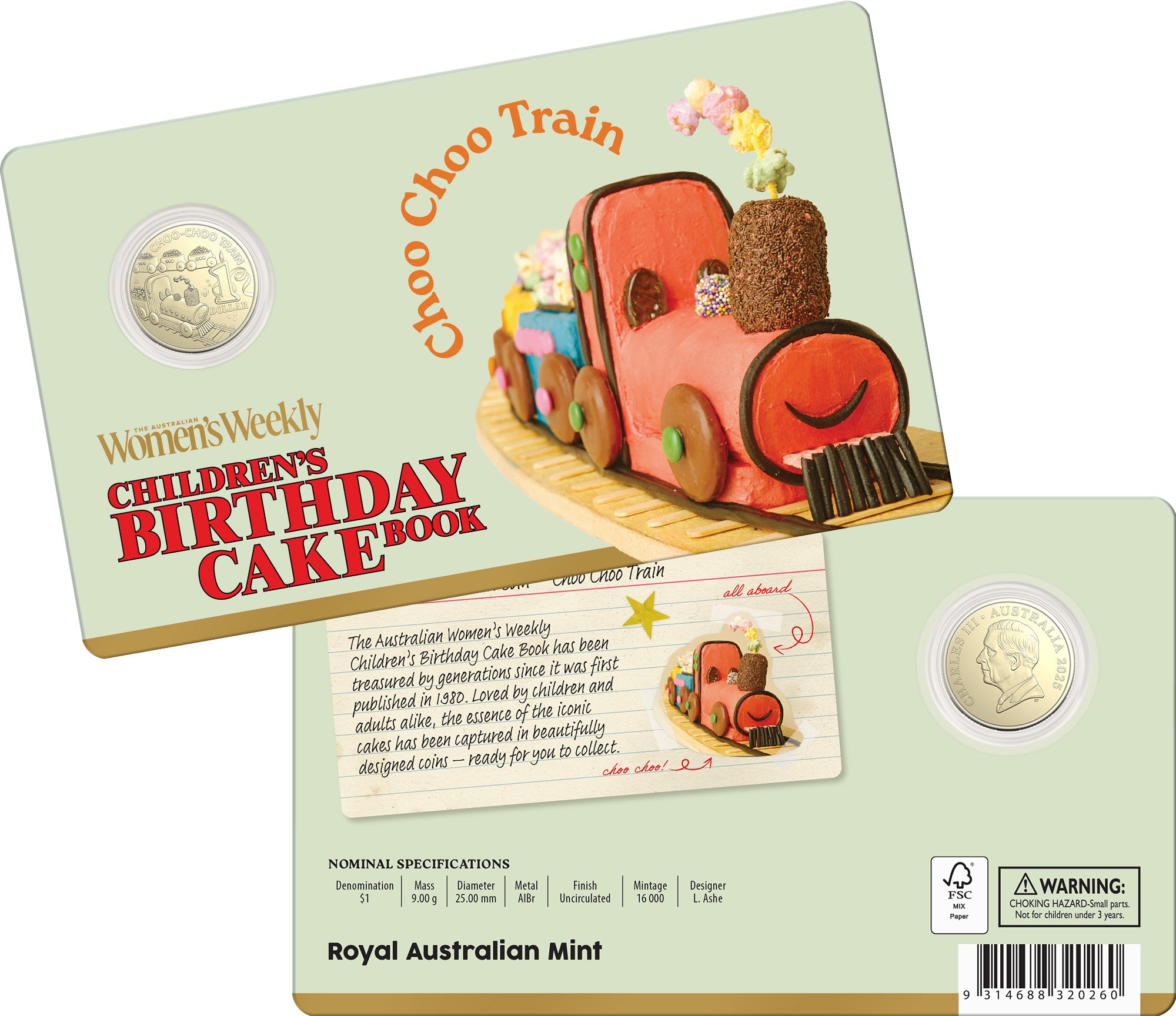 AWW Birthday Cake 2025 Twelve-Coin Premium Recipe Box Collection