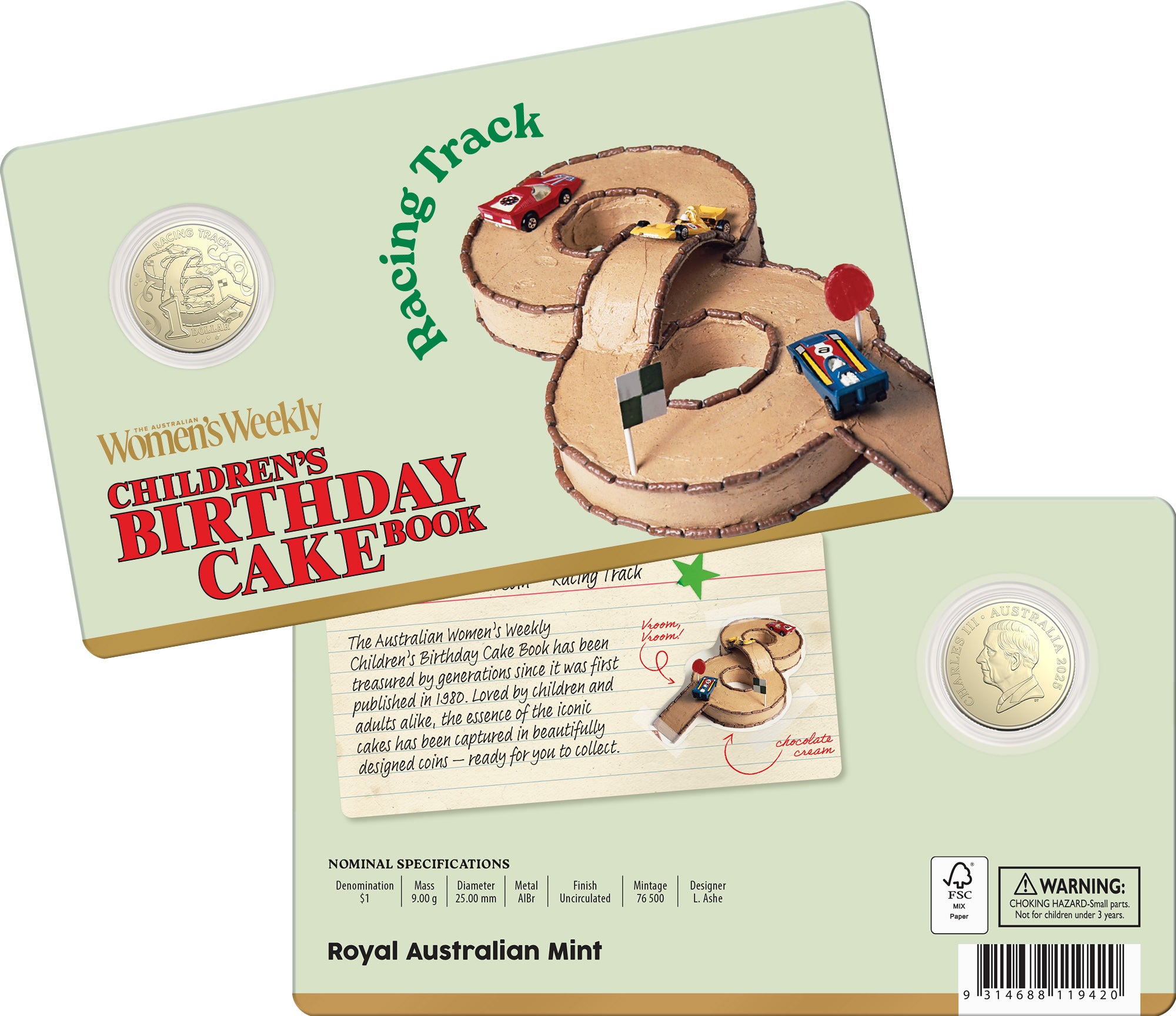 AWW Birthday Cake 2025 Twelve-Coin Premium Recipe Box Collection