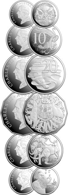 2025 Six-Coin Fine Silver Proof Year Set - HM King Charles III