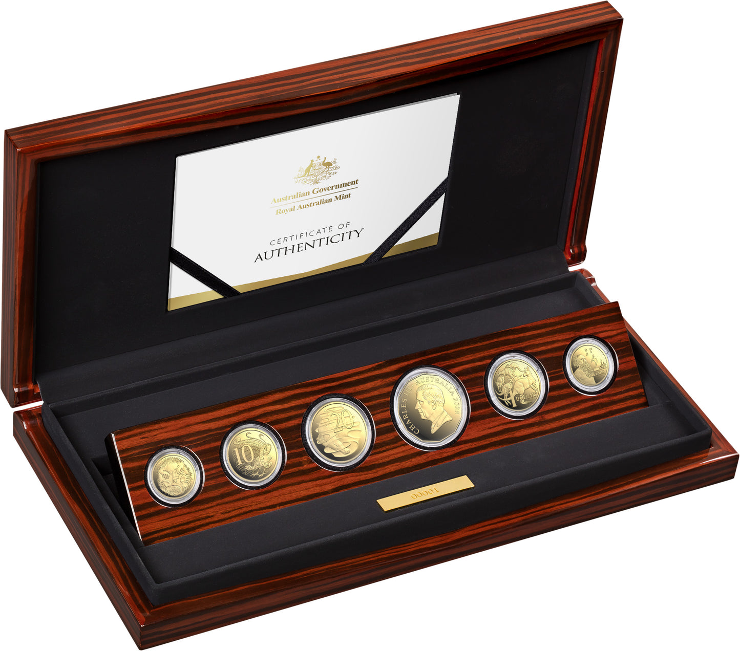 2025 Six Coin Gold Proof Year Set - HM King Charles III