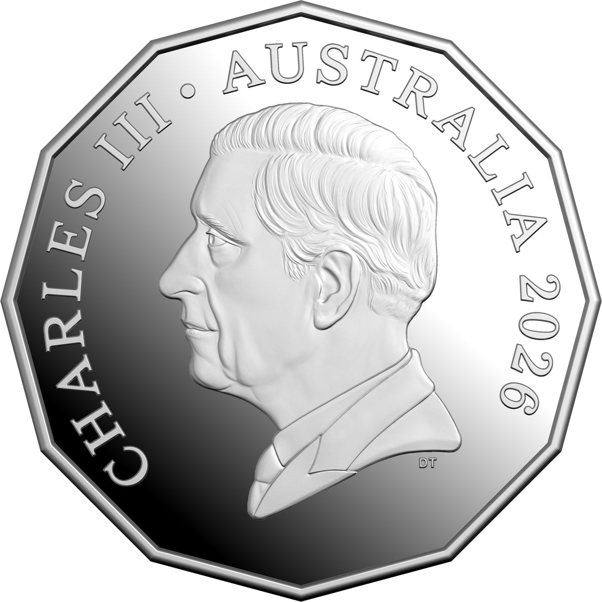First Television Broadcast 70th Anniversary 2026 50c Coloured Silver Proof Coin