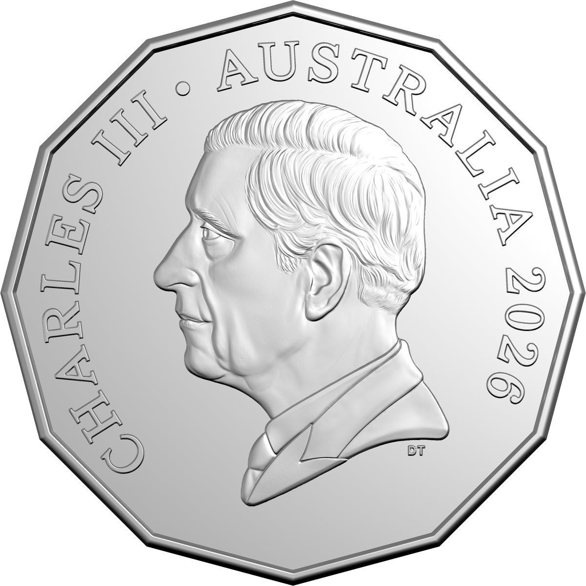 First Television Broadcast 70th Anniversary 2026 50c Coloured Uncirculated Coin in Card