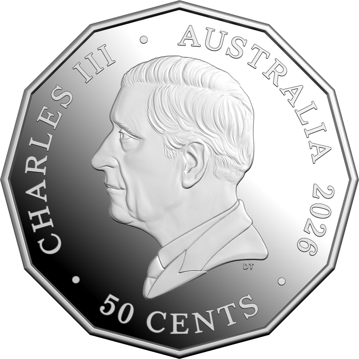 Colours of Christmas 2026 50c Coloured Silver Proof Coin