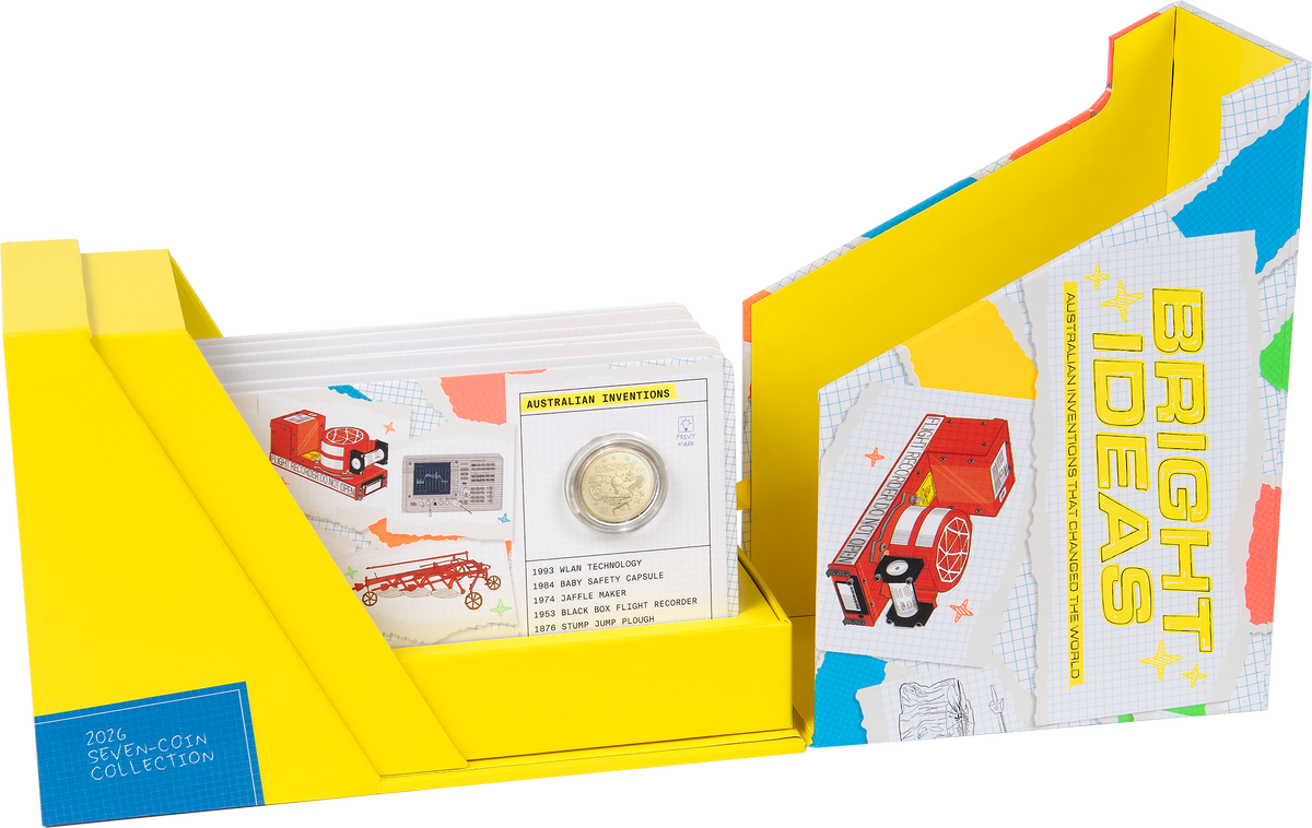 Bright Ideas 2026 $1 and $2 Privy Mark Seven-Coin Collection