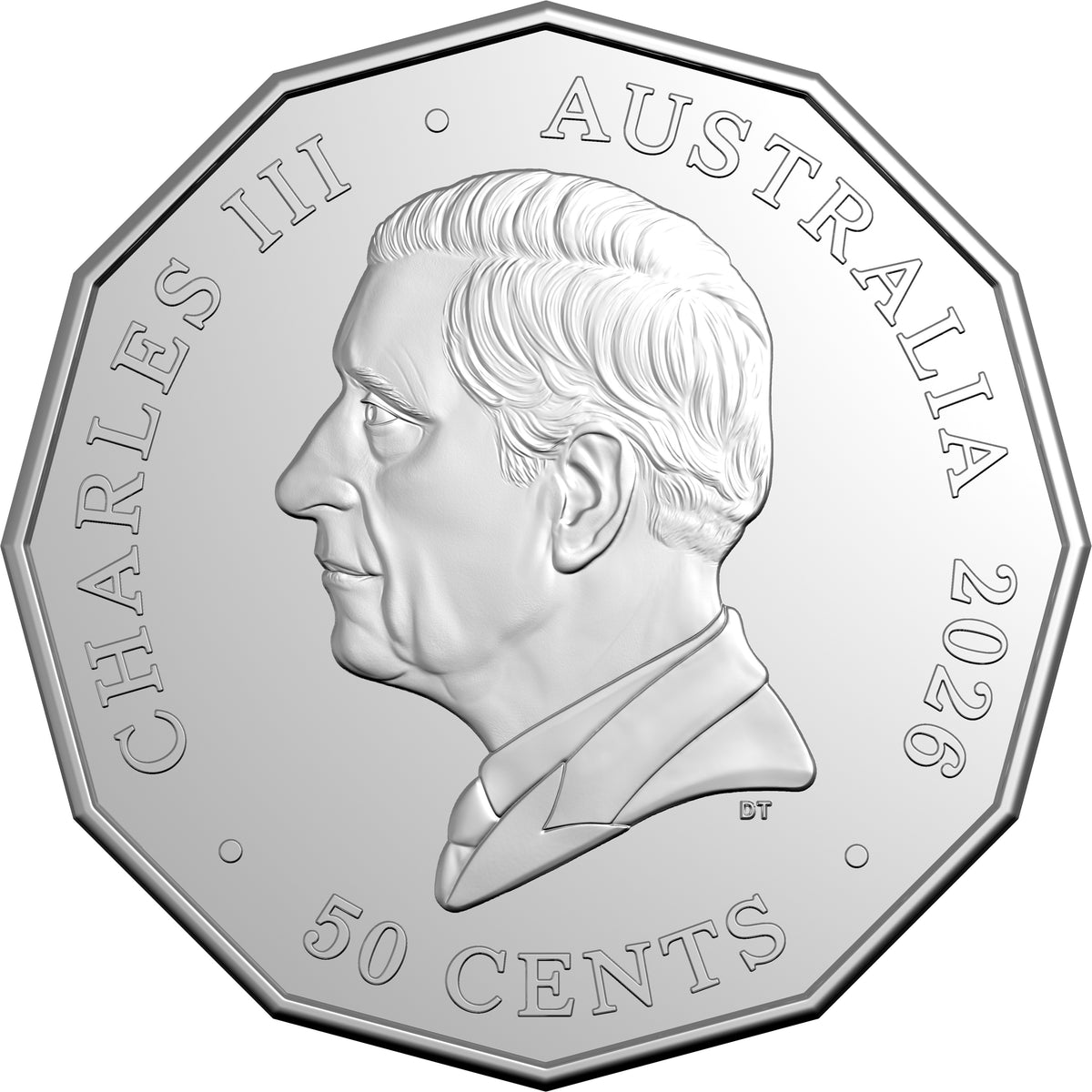 Colours of Christmas 2026 50c Coloured Uncirculated Coin in Card