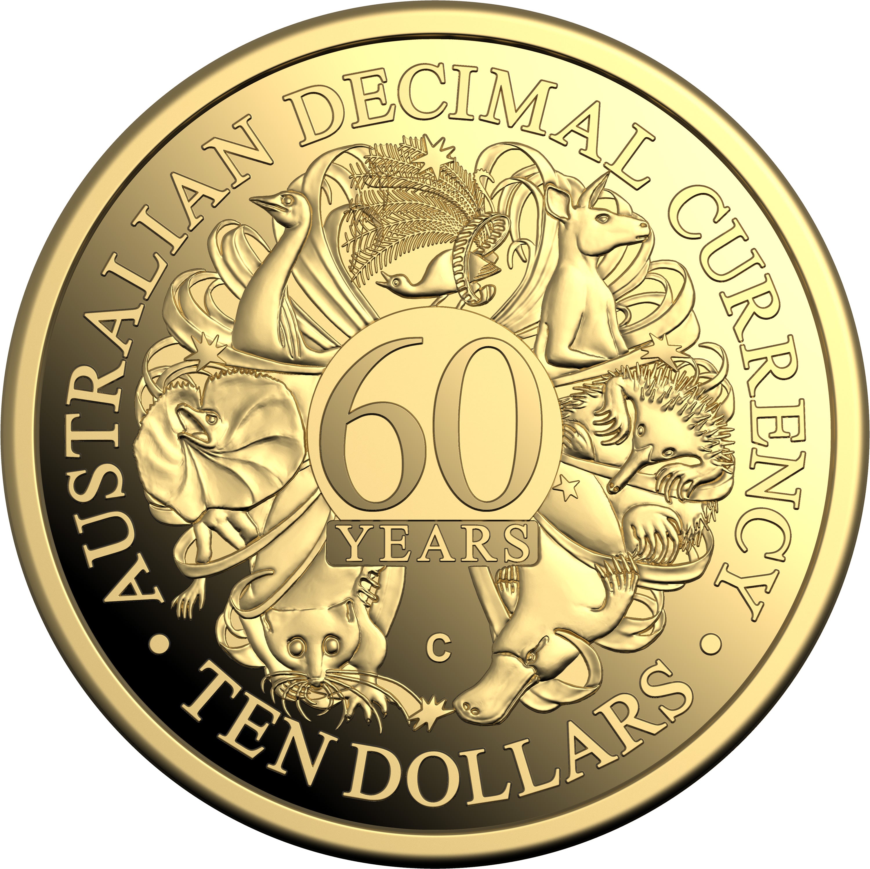 60th Anniversary of Decimal Currency 2026 $10 1/10oz Gold Proof Coin