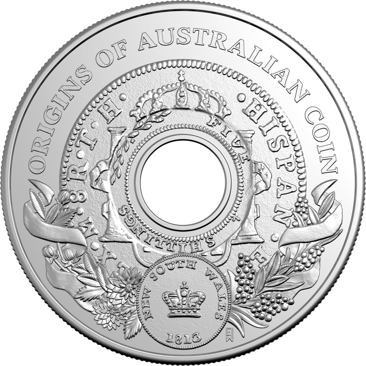 Holey Dollar 2026 $1 Uncirculated Coin