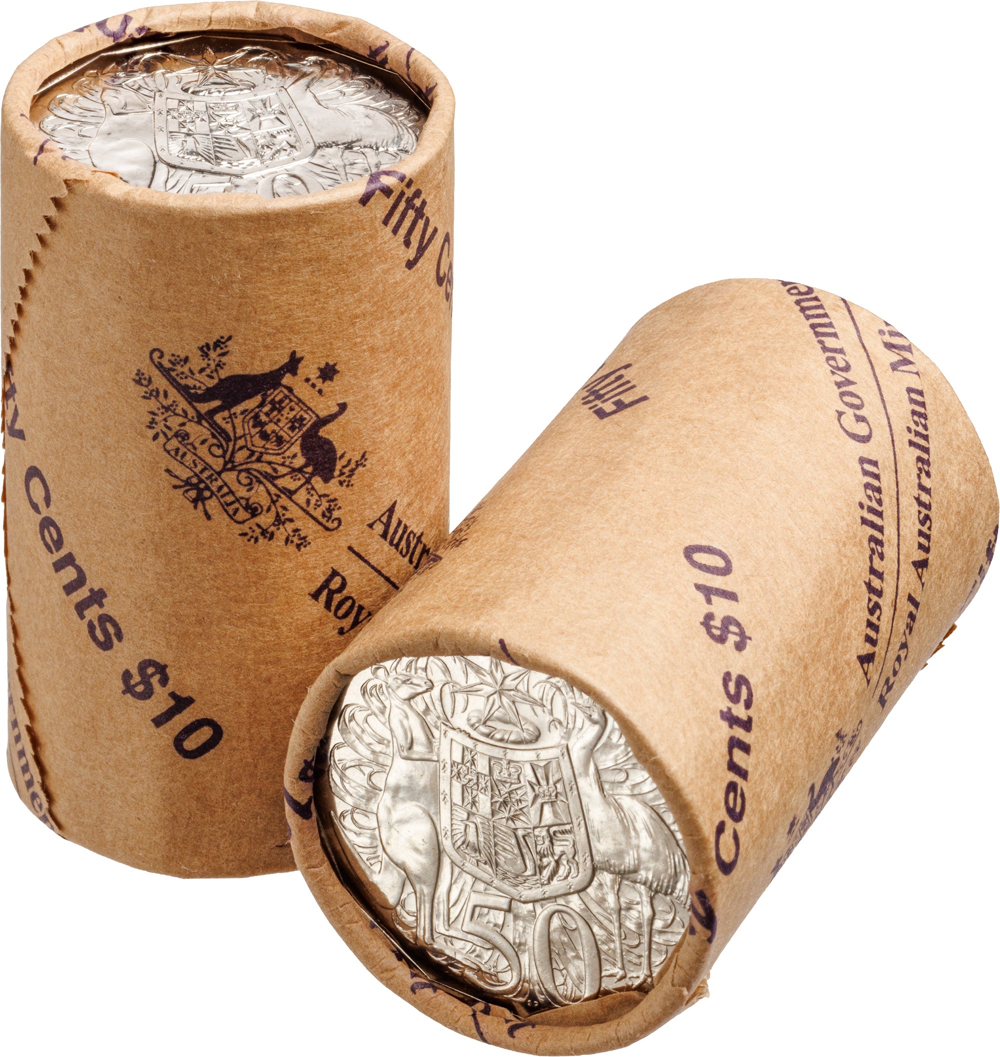 2026 50c Circulating Coin Roll Non-Premium