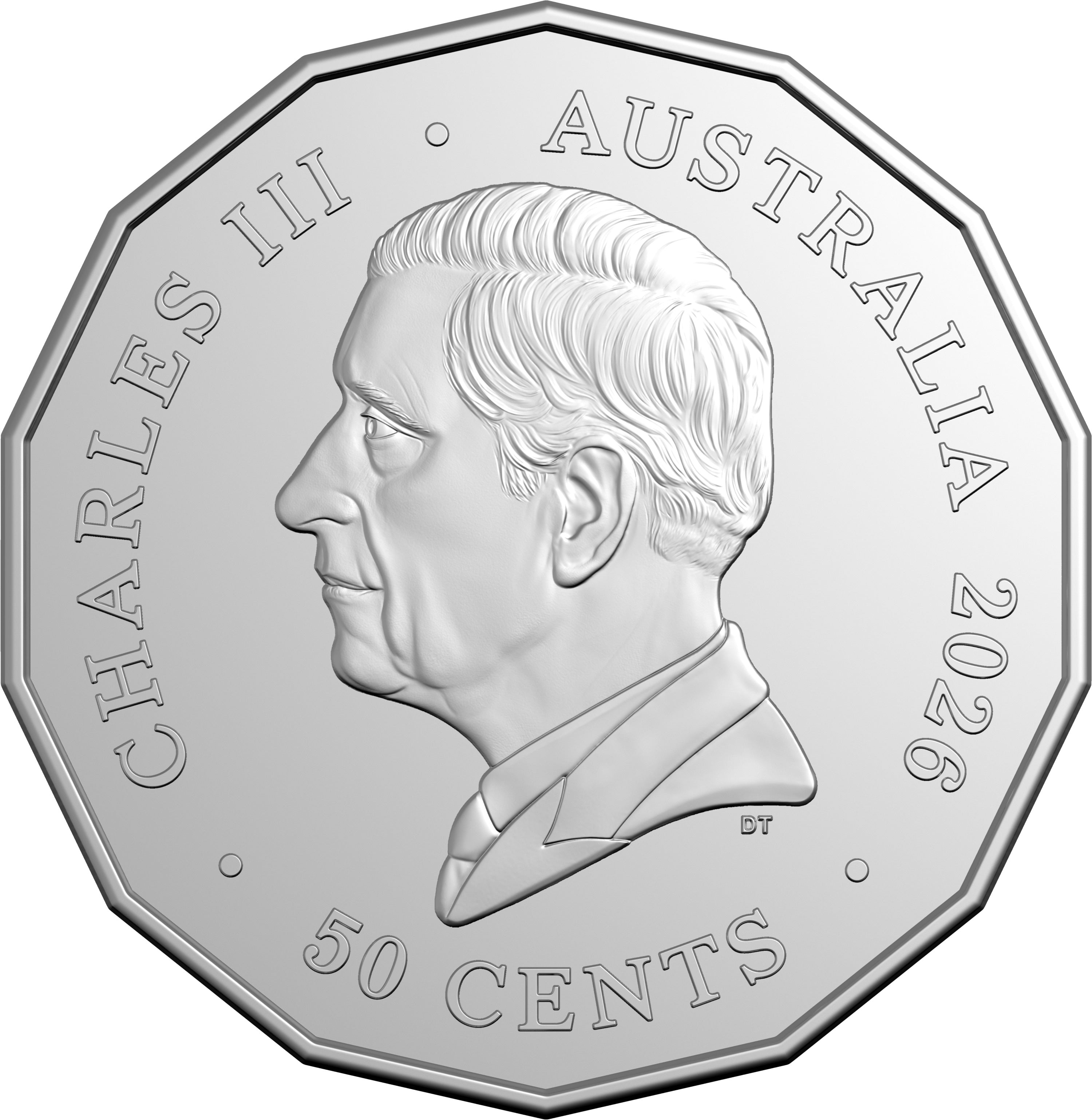 Lunar Series Year of the Horse 2026 50c Uncirculated Tetradecagon Coin