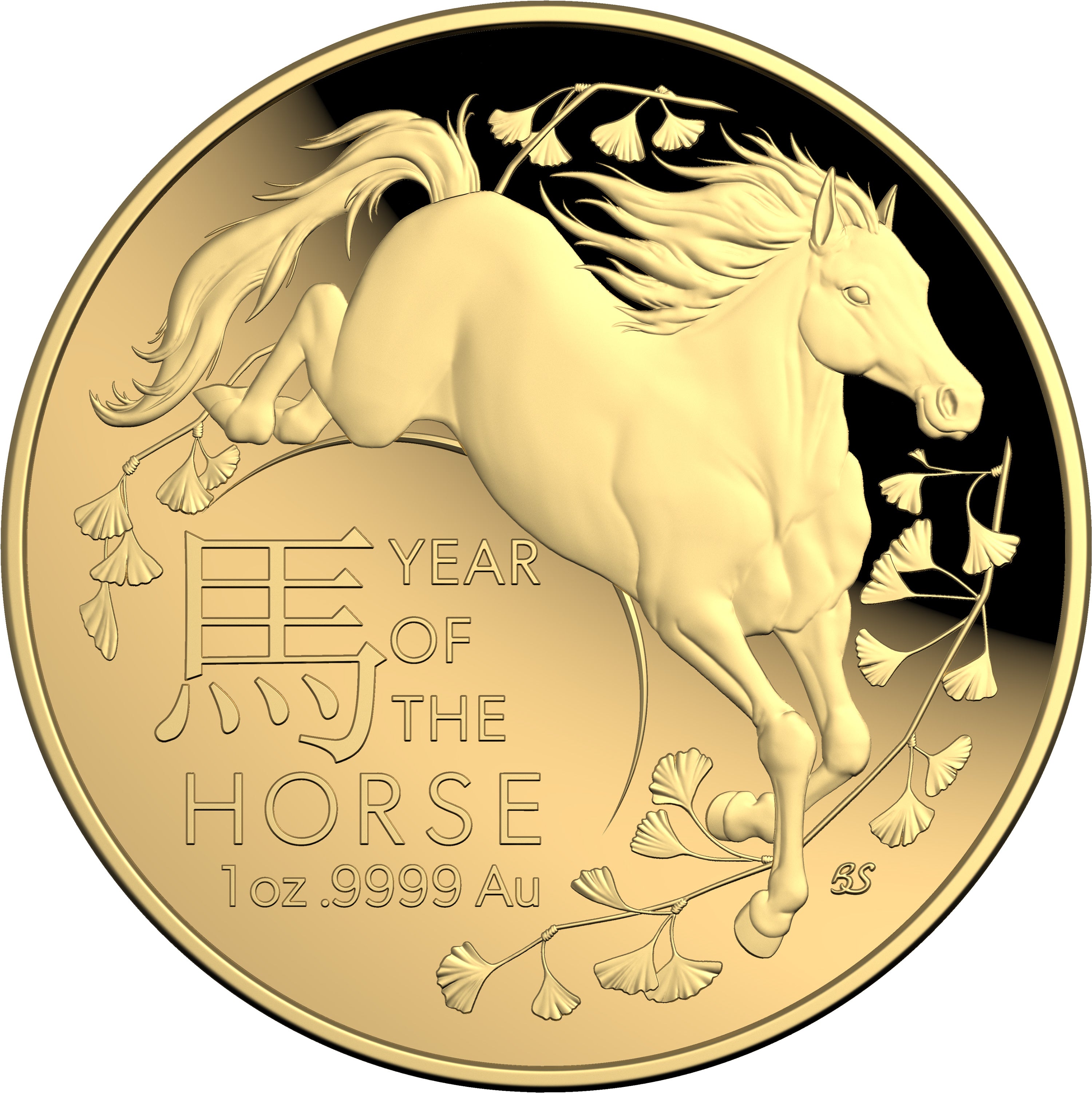 Lunar Series Year of the Horse 2026 $100 1oz Gold Proof Domed Coin