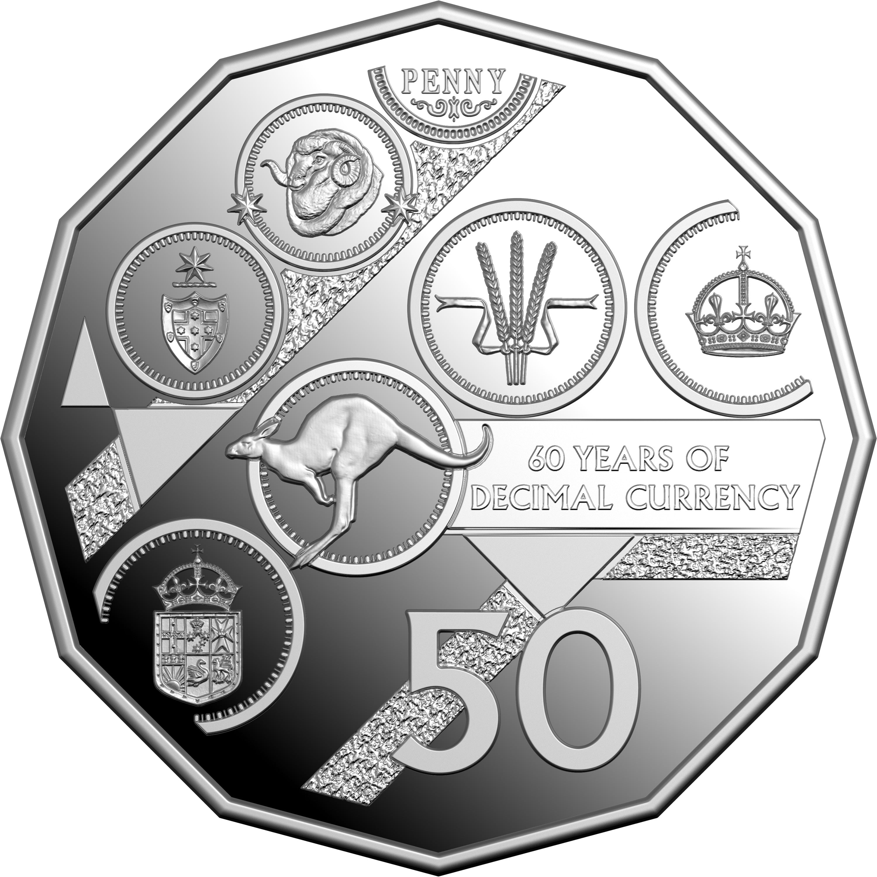 60th Anniversary of Decimal Currency 2026 Proof Six-Coin Year Set