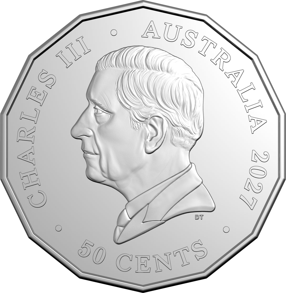 Year of the Goat 2027 50c Tetradecagon Uncirculated Coin