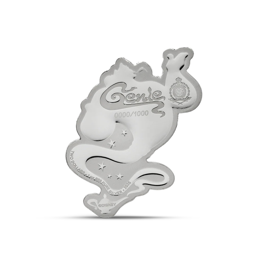 Disney Aladdin - Genie 1oz Silver Collectible Coin