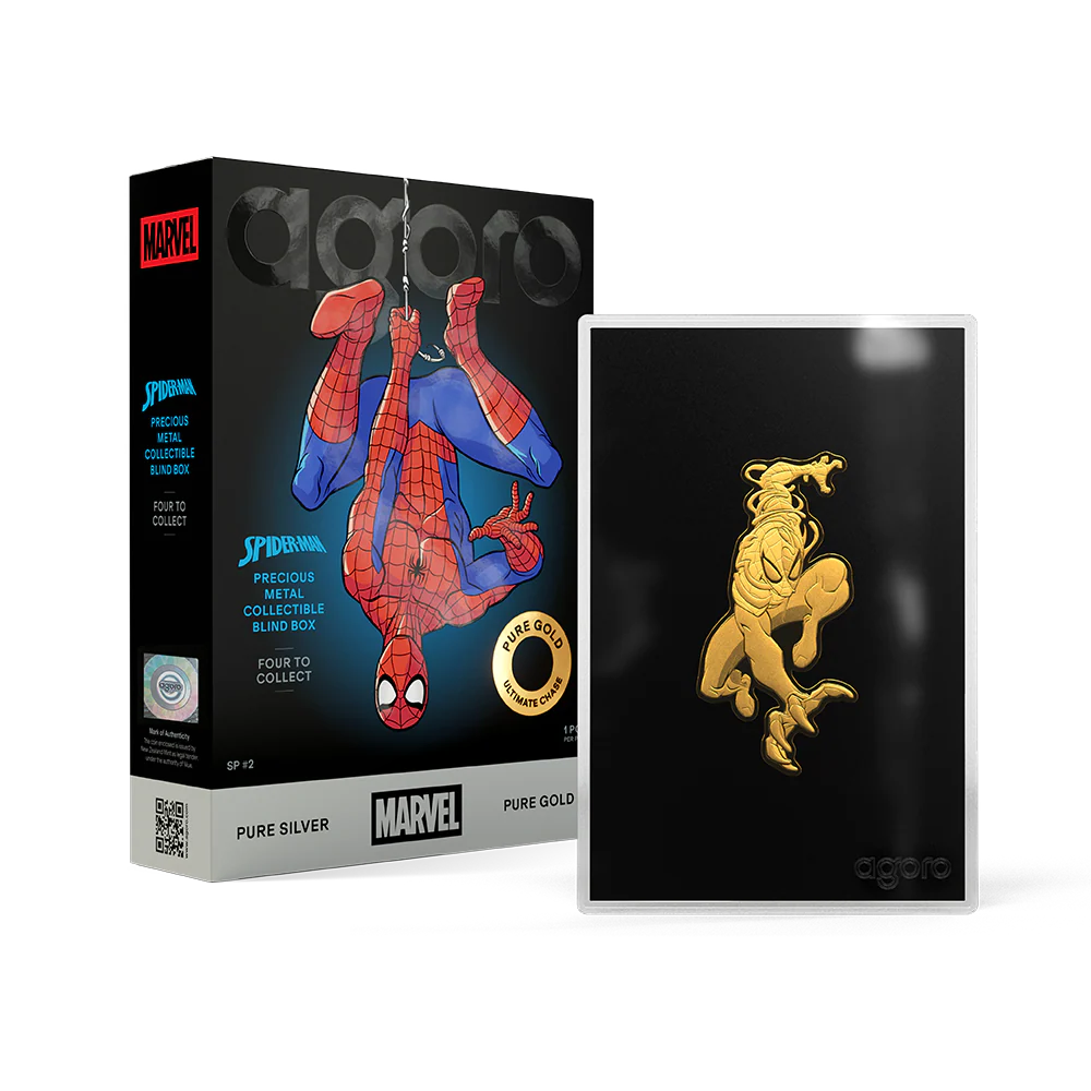 Marvel Spider-Man Transforms Blind Box 1/2oz Coin Blind Box