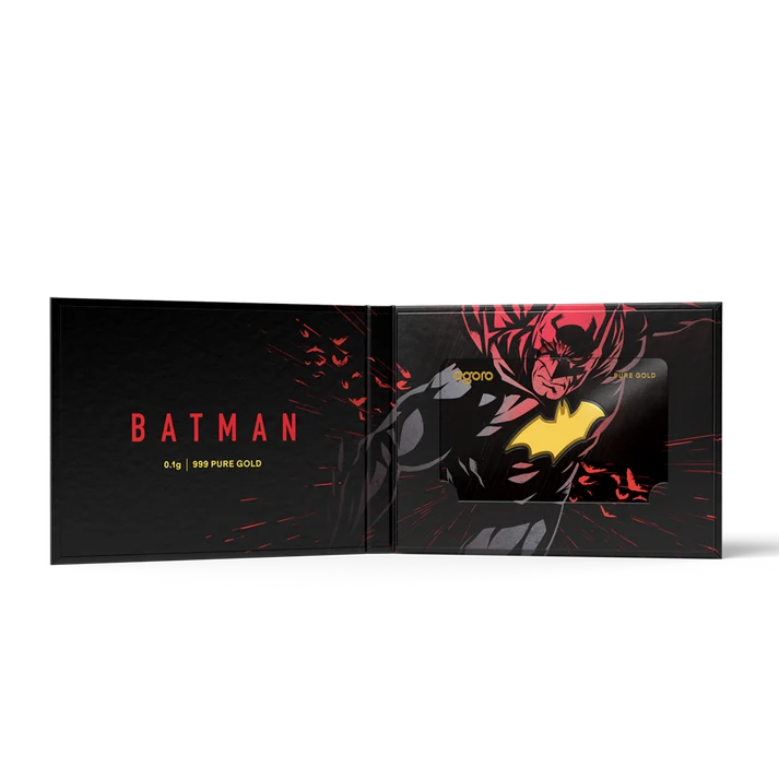 Batman's Emblem 0.1g Gold Collectible Coin