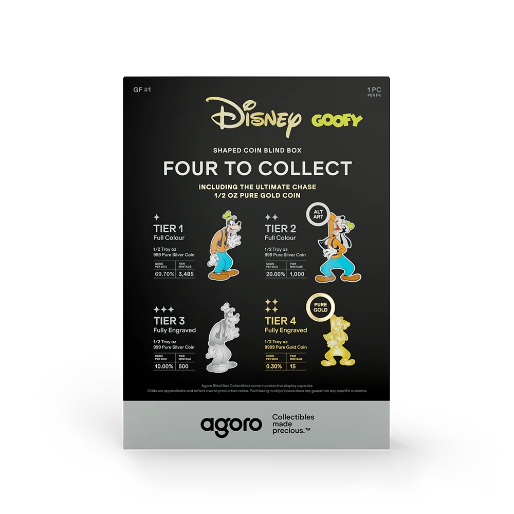 Disney Goofy 1/2oz Coin Blind Box