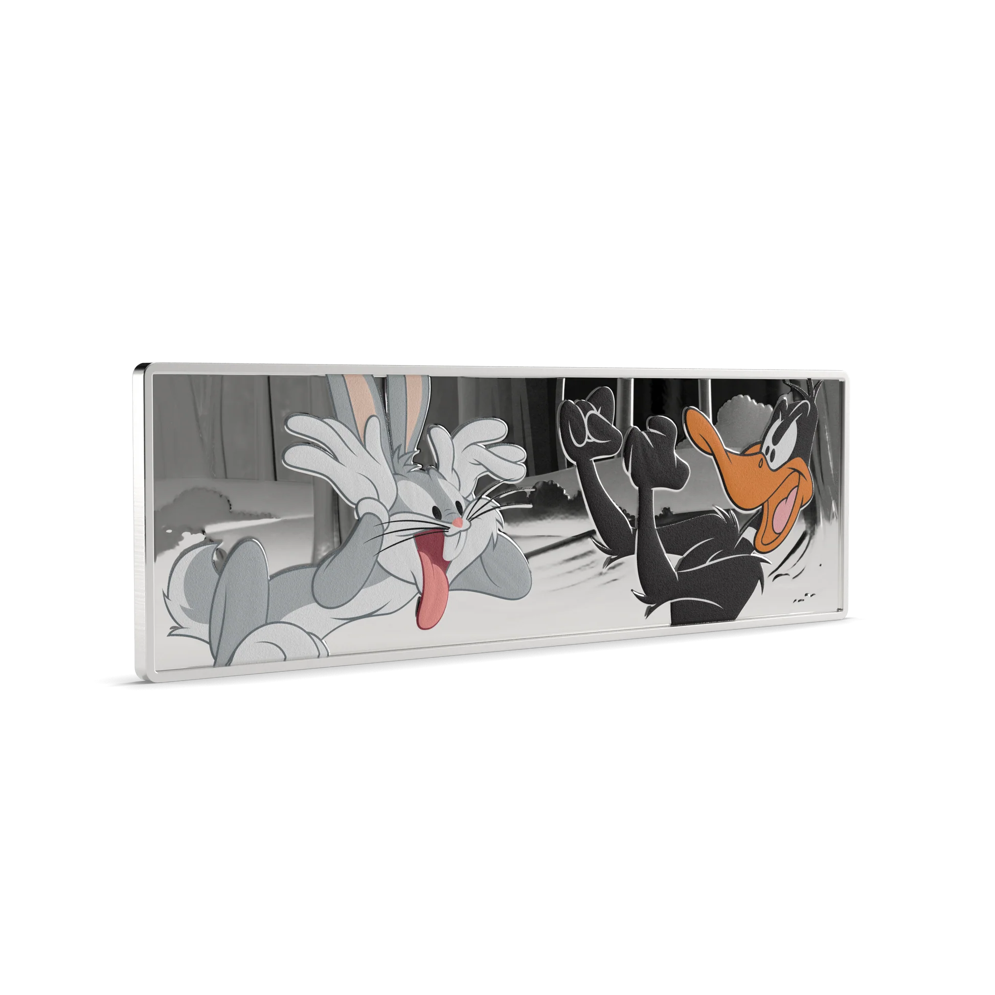 Looney Tunes: Double Trouble - Bugs Bunny and Daffy Duck 1oz Silver Coin