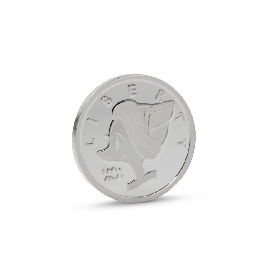 Disney Ducktales Scrooge McDuck - Lucky #1 Dime 3gm Silver Coin