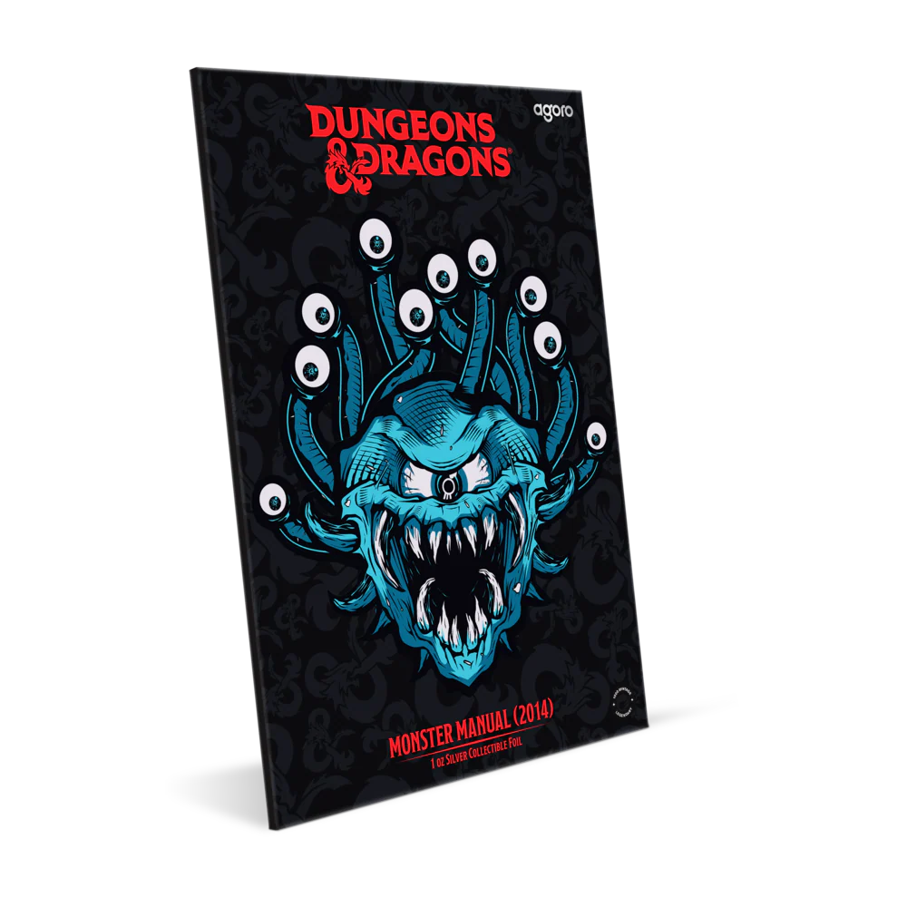 Dungeons & Dragons - Monster Manual (2014) 1oz Silver Collectible Foil