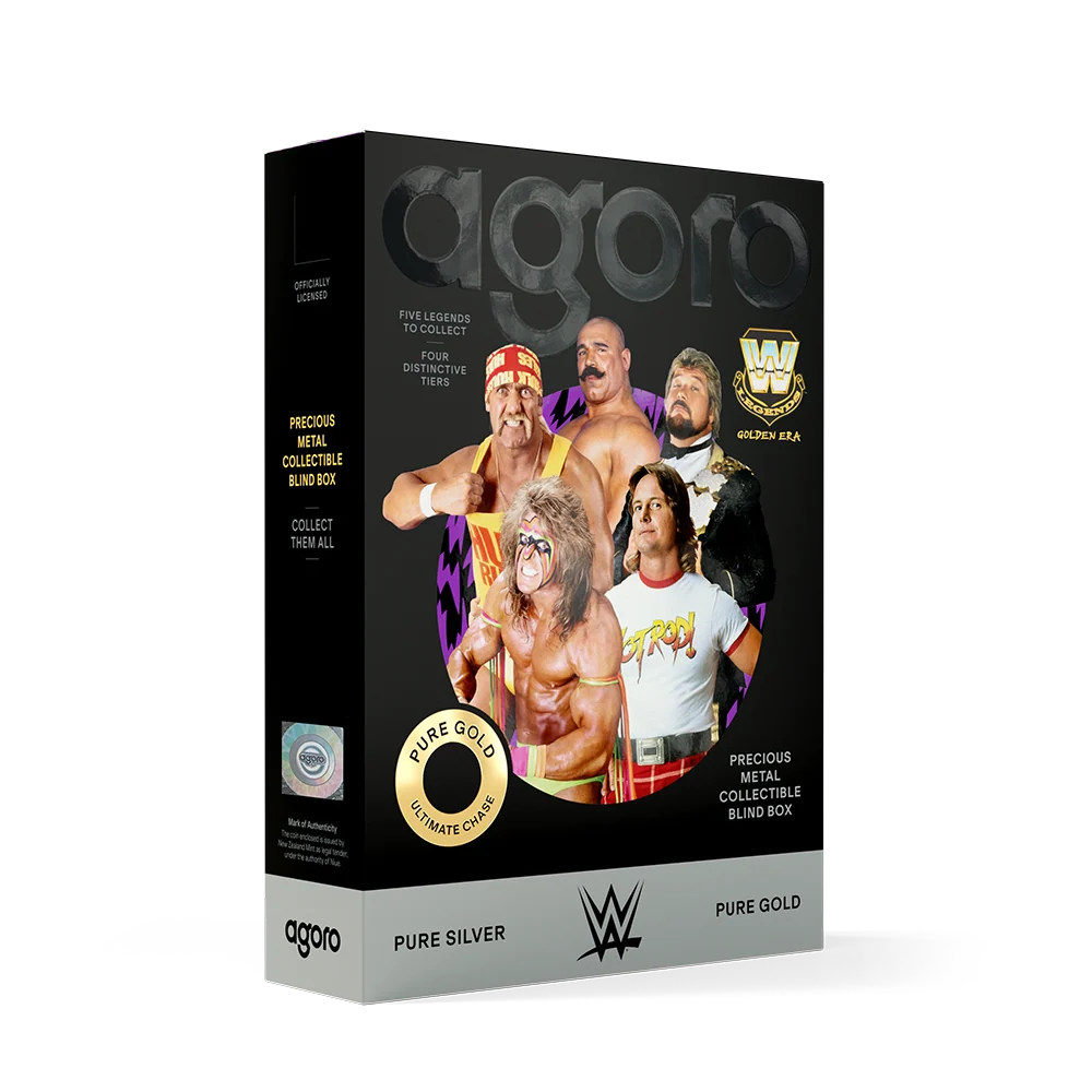 WWE Golden Era Legends Blind Box 5g Silver Collectible Foil