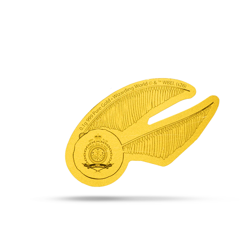 Harry Potter The Golden Snitch 0.1g Gold Collectible Coin