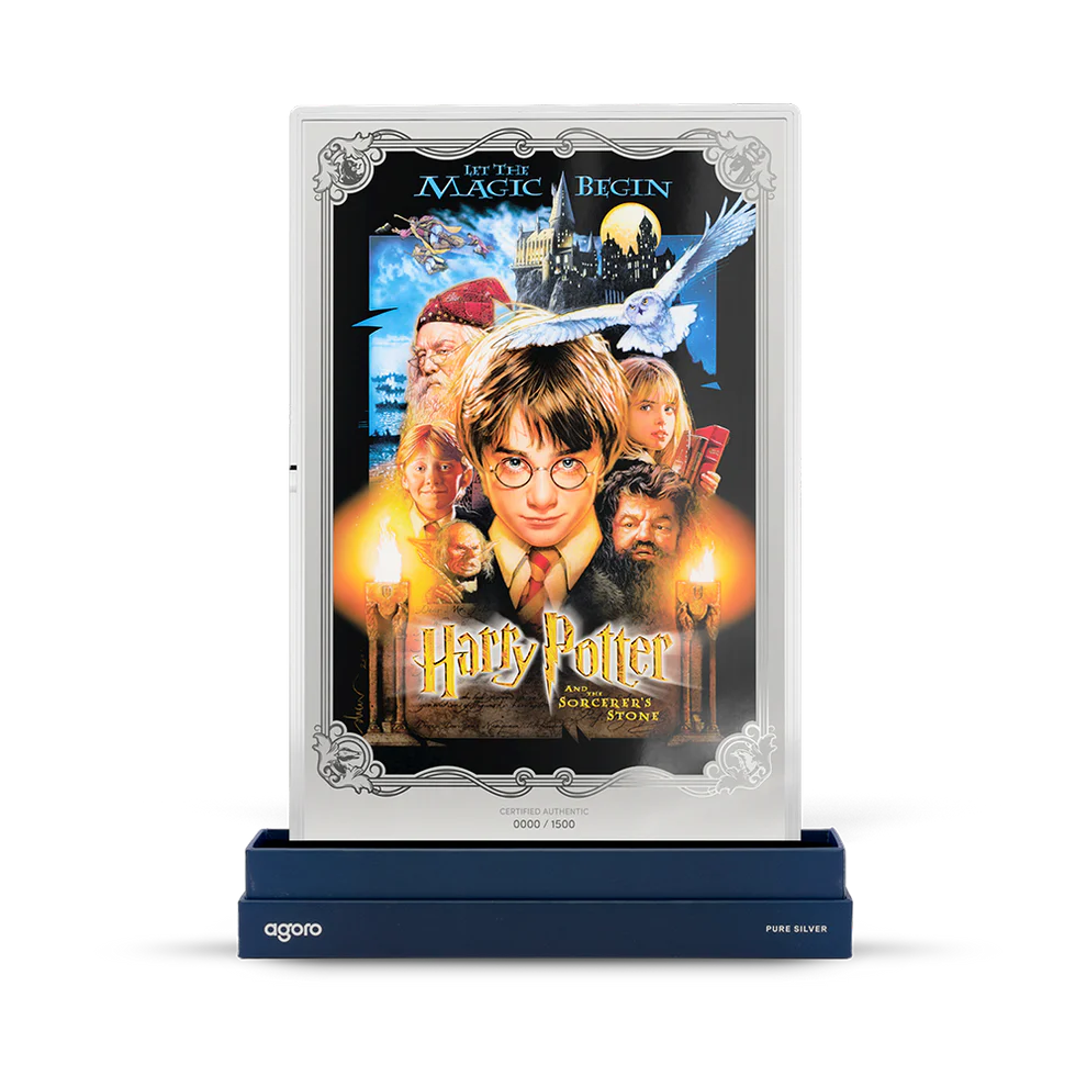 Harry Potter and the Sorcerer's Stone 1oz Silver Collectible Foil