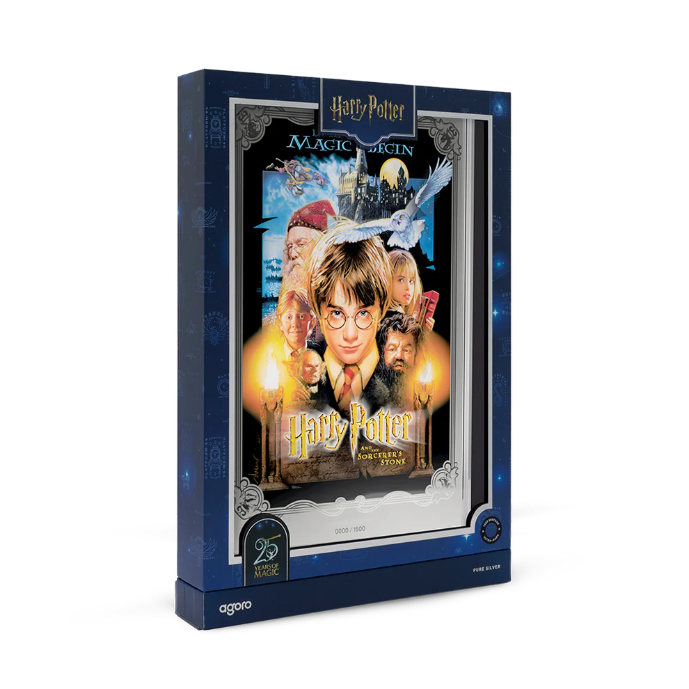 Harry Potter and the Sorcerer's Stone 1oz Silver Collectible Foil