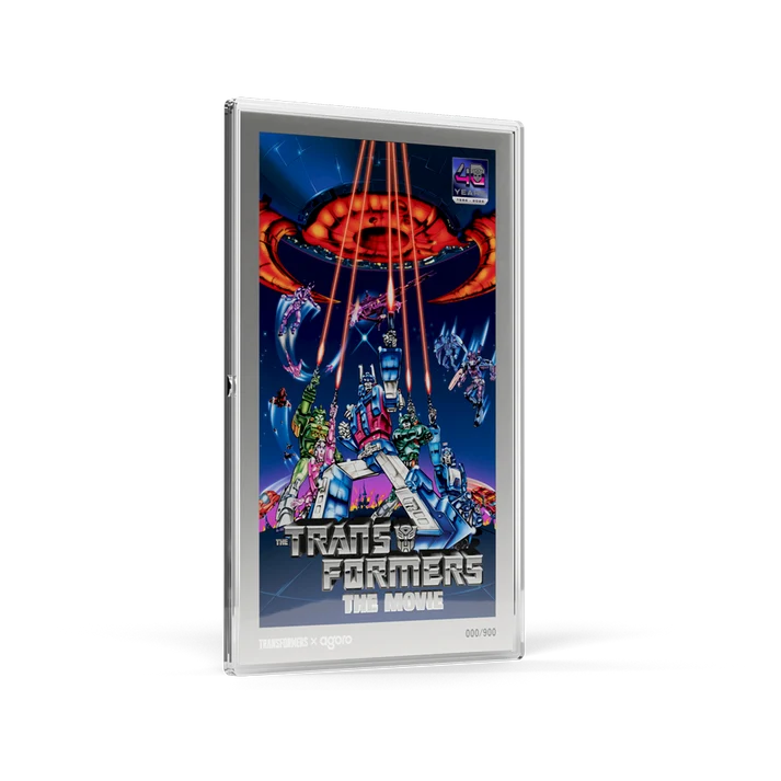 The Transformers: The Movie (1986) 1oz Silver Foil