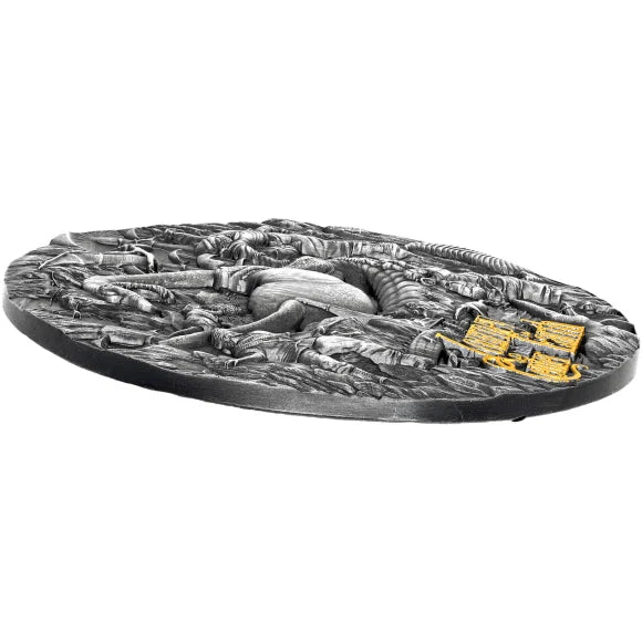 Journey to the Center of the Earth 2026 Cameroon 3oz Antiqued Silver Coin
