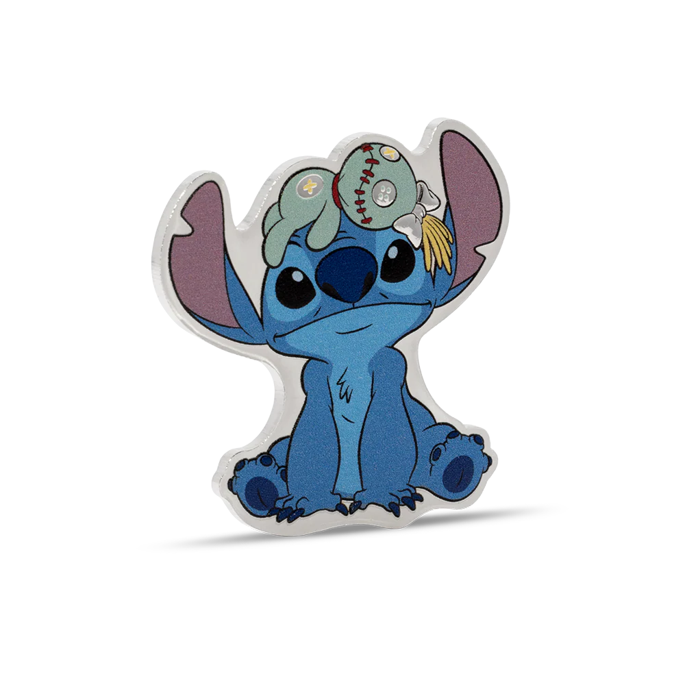 Disney Stitch - Ohana 1oz Silver Coin