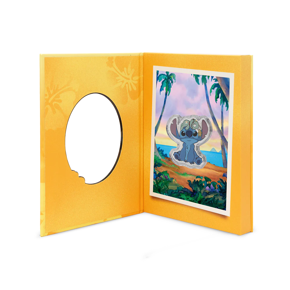 Disney Stitch - Ohana 1oz Silver Coin