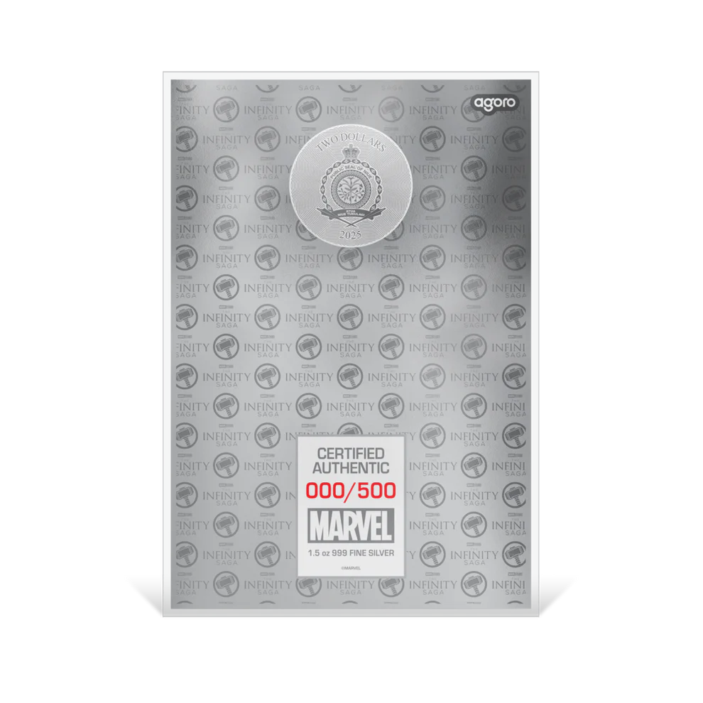 Marvel The Infinity Saga Phase Three - Thor Ragnarok 1.5oz Silver Foil