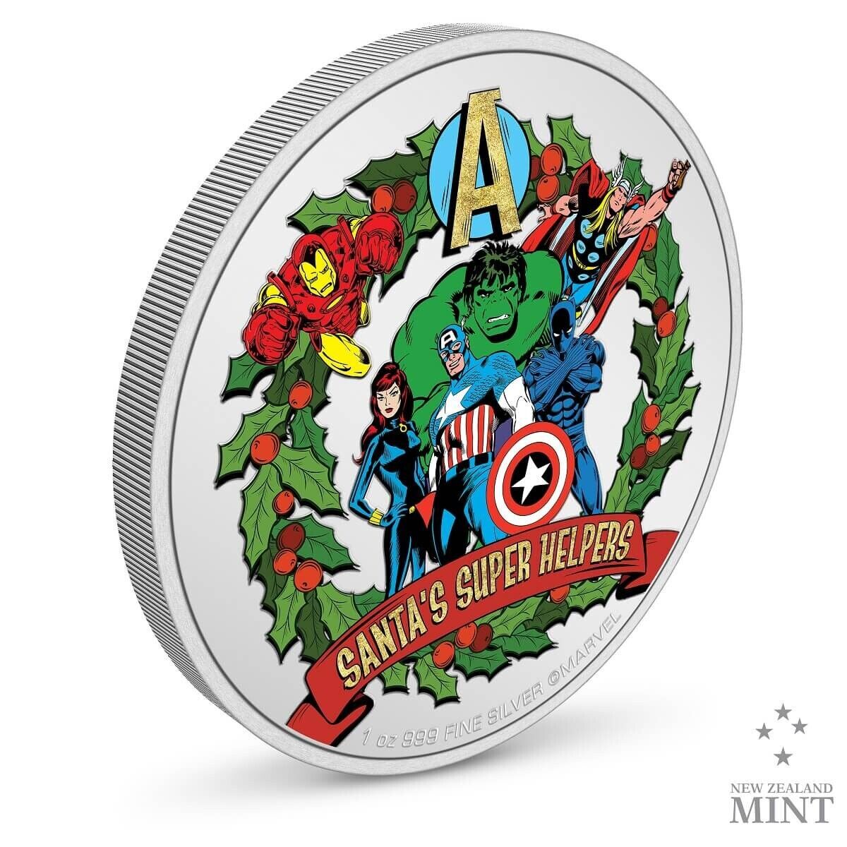 Marvel Season’s Greetings 2023 1oz Silver Coin