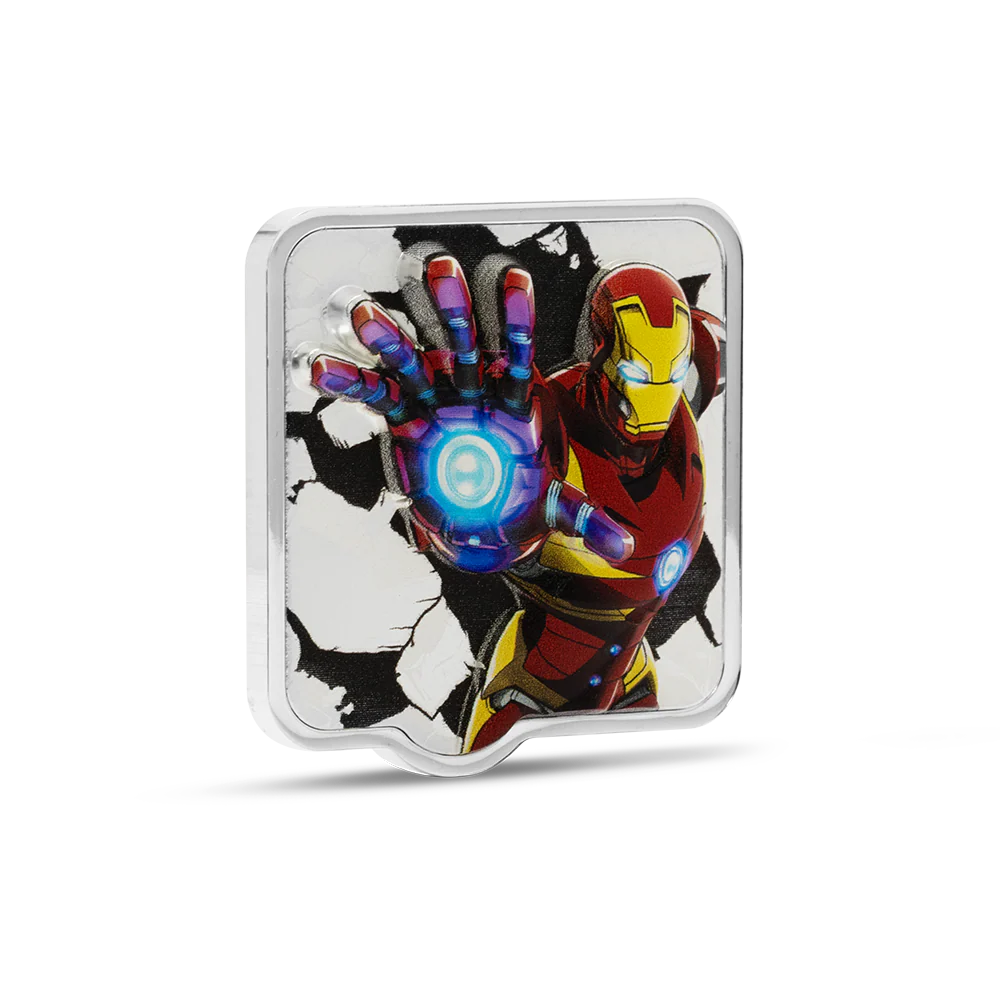 Marvel Iron Man ZAPT!! 2oz Silver Coin