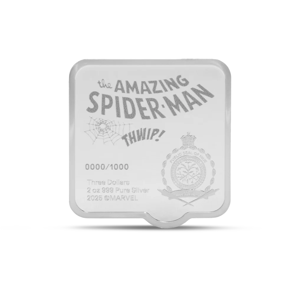 Marvel - Spider-Man 'Thwip' 2oz Silver Collectible Coin