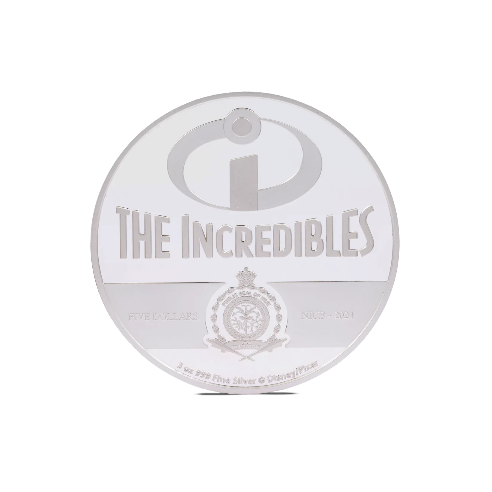 Disney Pixar The Incredibles 20th Anniversary 3oz Silver Coin