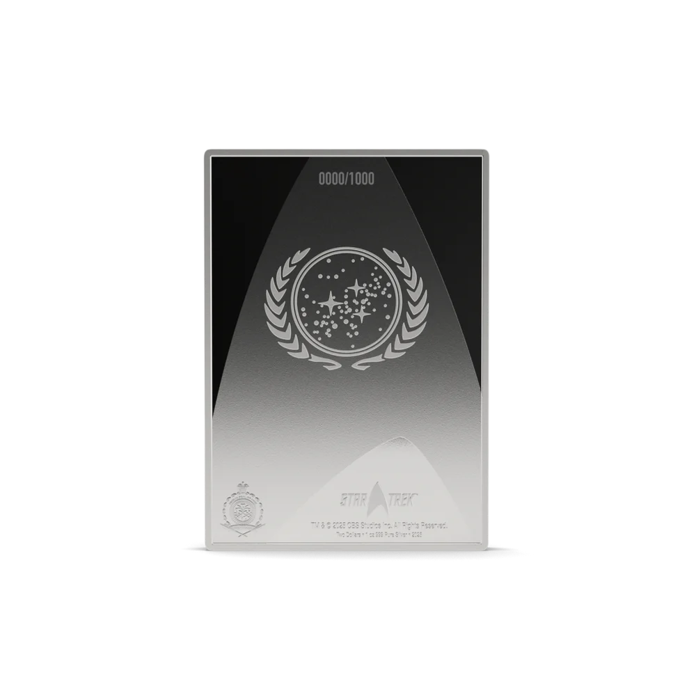 Star Trek - U.S.S. Enterprise NCC-01 Owner Manual 1oz Silver Coin