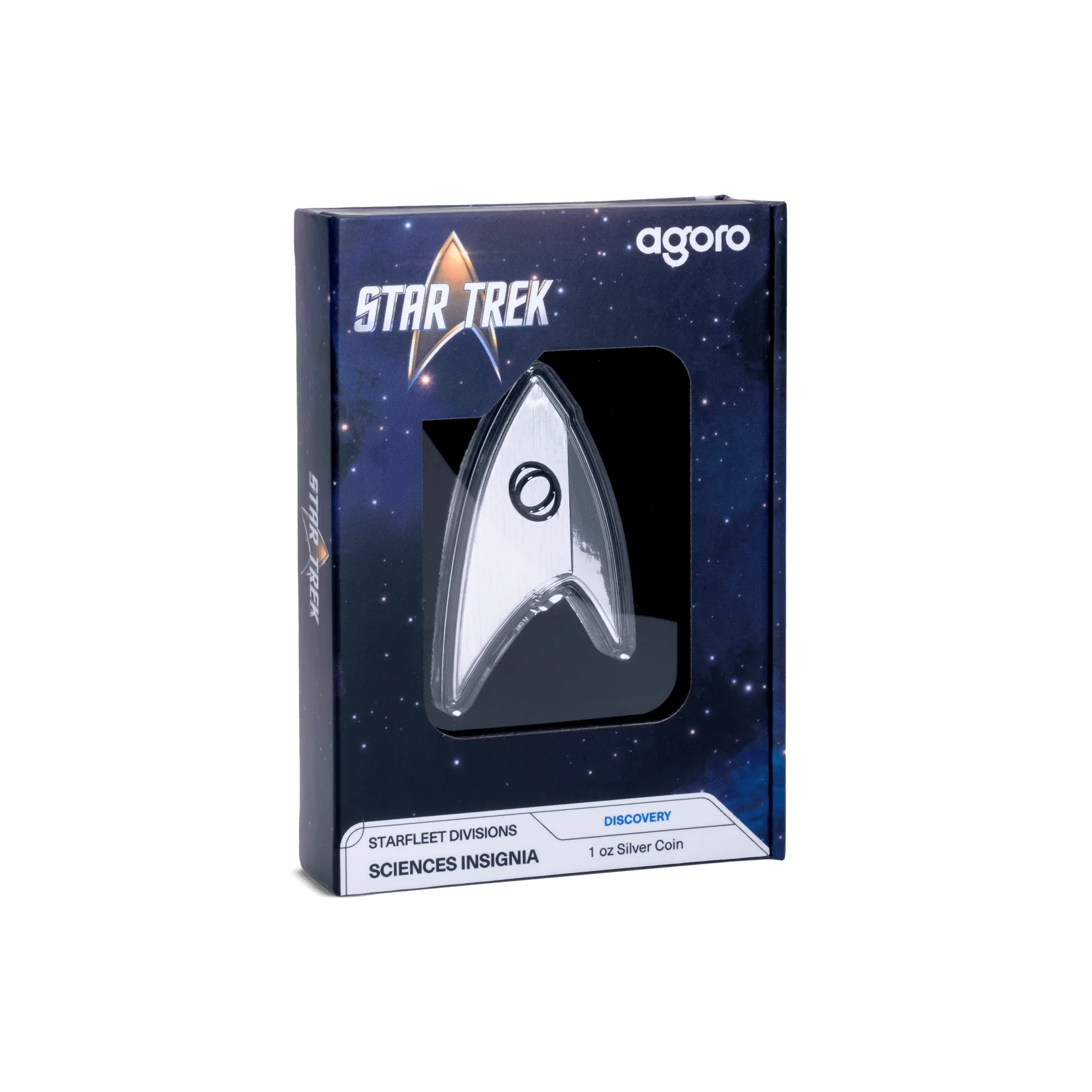 Star Trek Starfleet Divisions Sciences Insignia 1oz Silver Coin