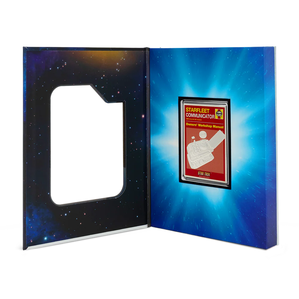 Star Trek - Starfleet Communicator Owner Manual 1oz Silver Coin